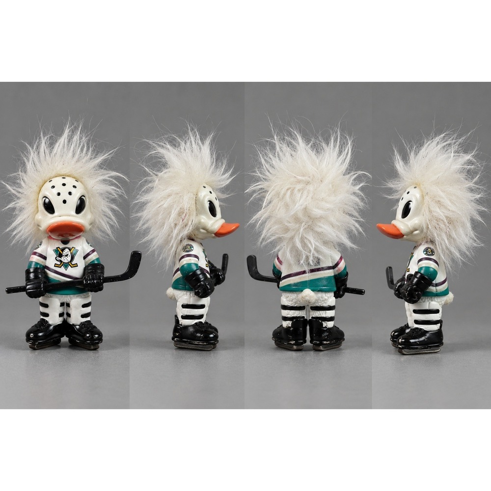 Vintage 90s Anaheim Mighty Ducks Wild Wing Troll Doll Hockey Figure NHL